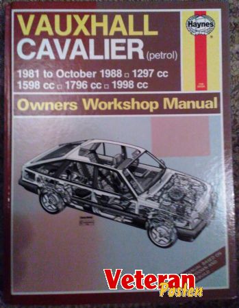 Rep.bog Vauxhall Cavalier. 